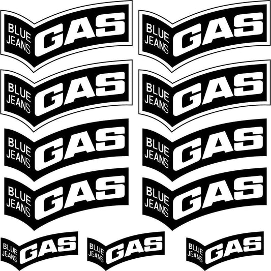 Sticker Master Gas Sponsor Set Oto Motor Araba Sticker