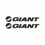 Sticker Master Giant Bisiklet Sağ Ve Sol Etiket Çıkartma Yapıştırma 25 Cm Siyah Sticker Master