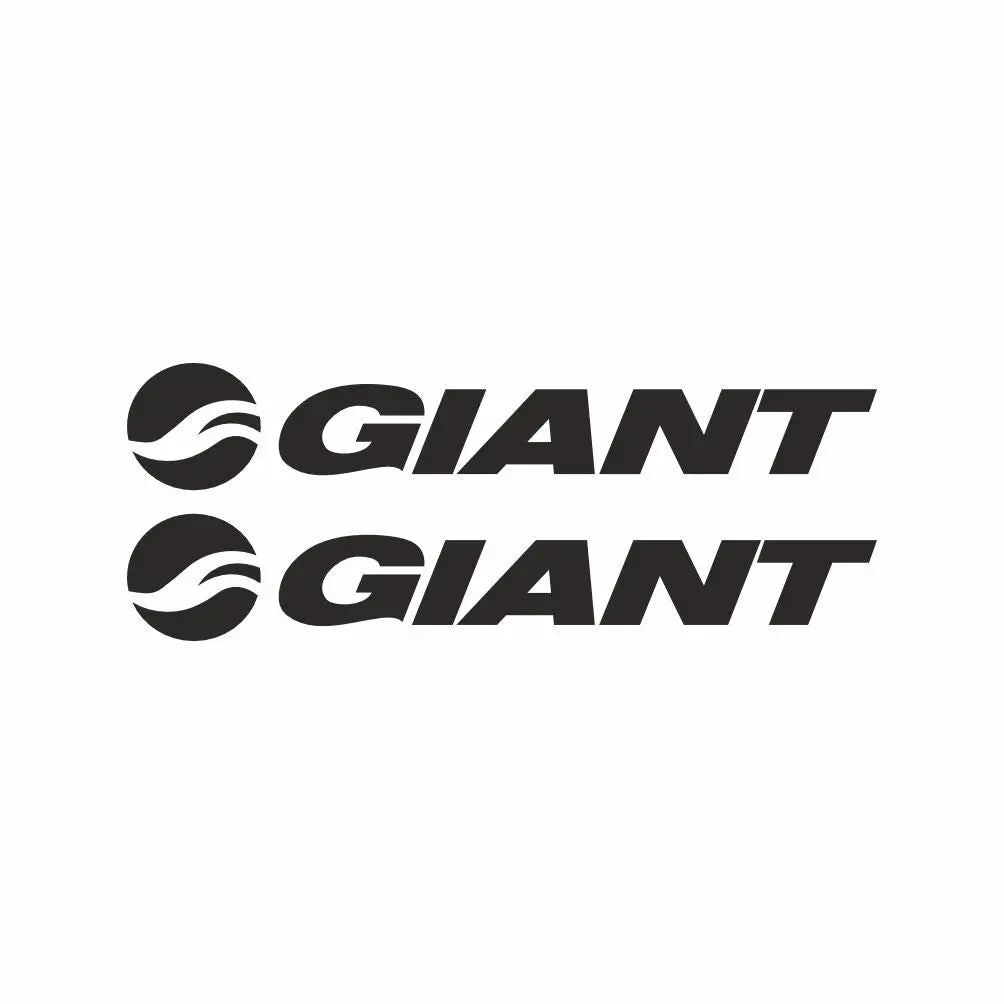 Sticker Master Giant Bisiklet Sağ Ve Sol Etiket Çıkartma Yapıştırma 25 Cm Siyah Sticker Master