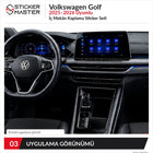 Volkswagen Golf 2025–2026 İç Mekân Kaplama Sticker Seti