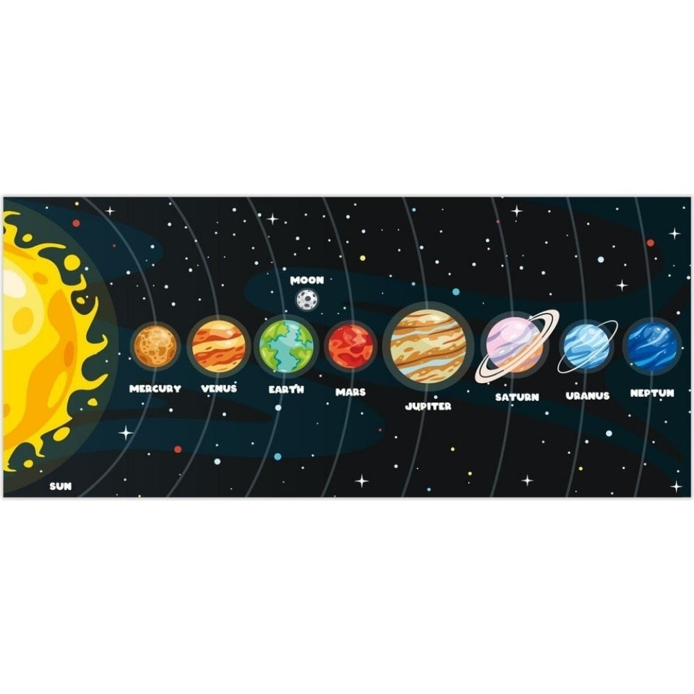 Sticker Master Güneş Sistemi Duvar Stickerı – Çocuk Odası İçin Eğitici Gezegen Etiket Seti
