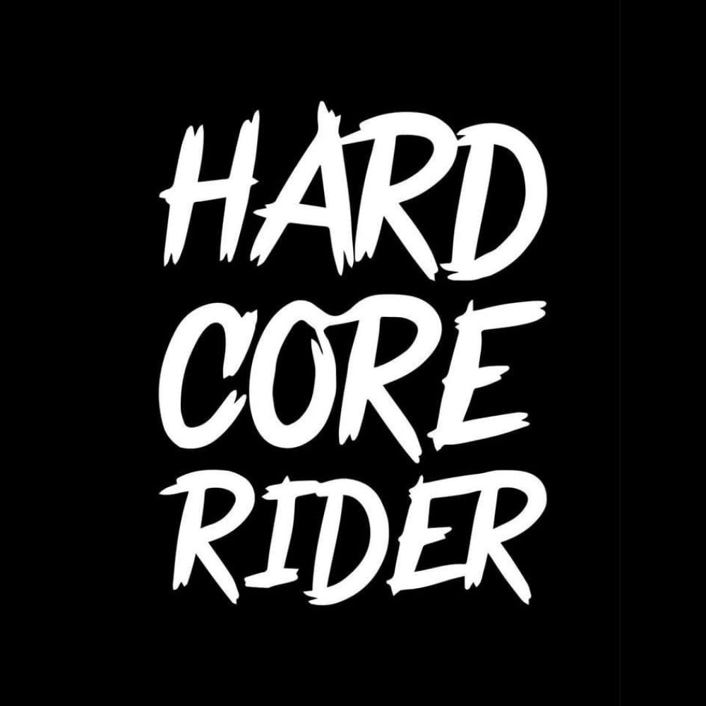 Sticker Master Hard Core Rider Motorsiklet,Kask,Laptop,Motor Ve Oto Araç Sticker 14 X 18 Cm