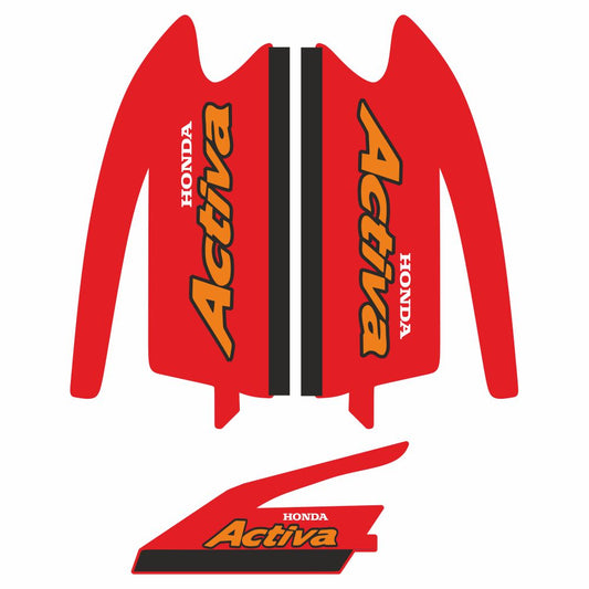 Sticker Master Honda Activa Komple Sticker Set Motor Etiket Yapıştırma