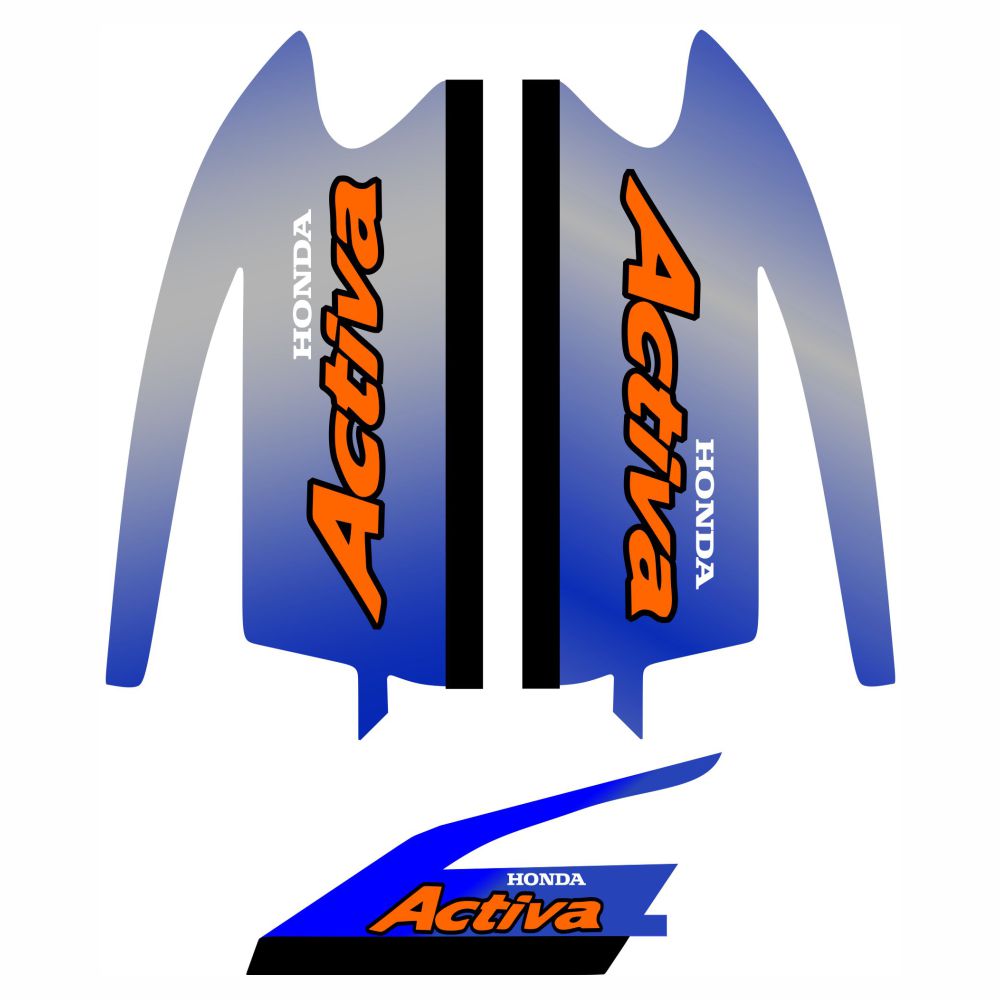 Sticker Master Honda Activa Komple Sticker Set Motor Etiket Yapıştırma