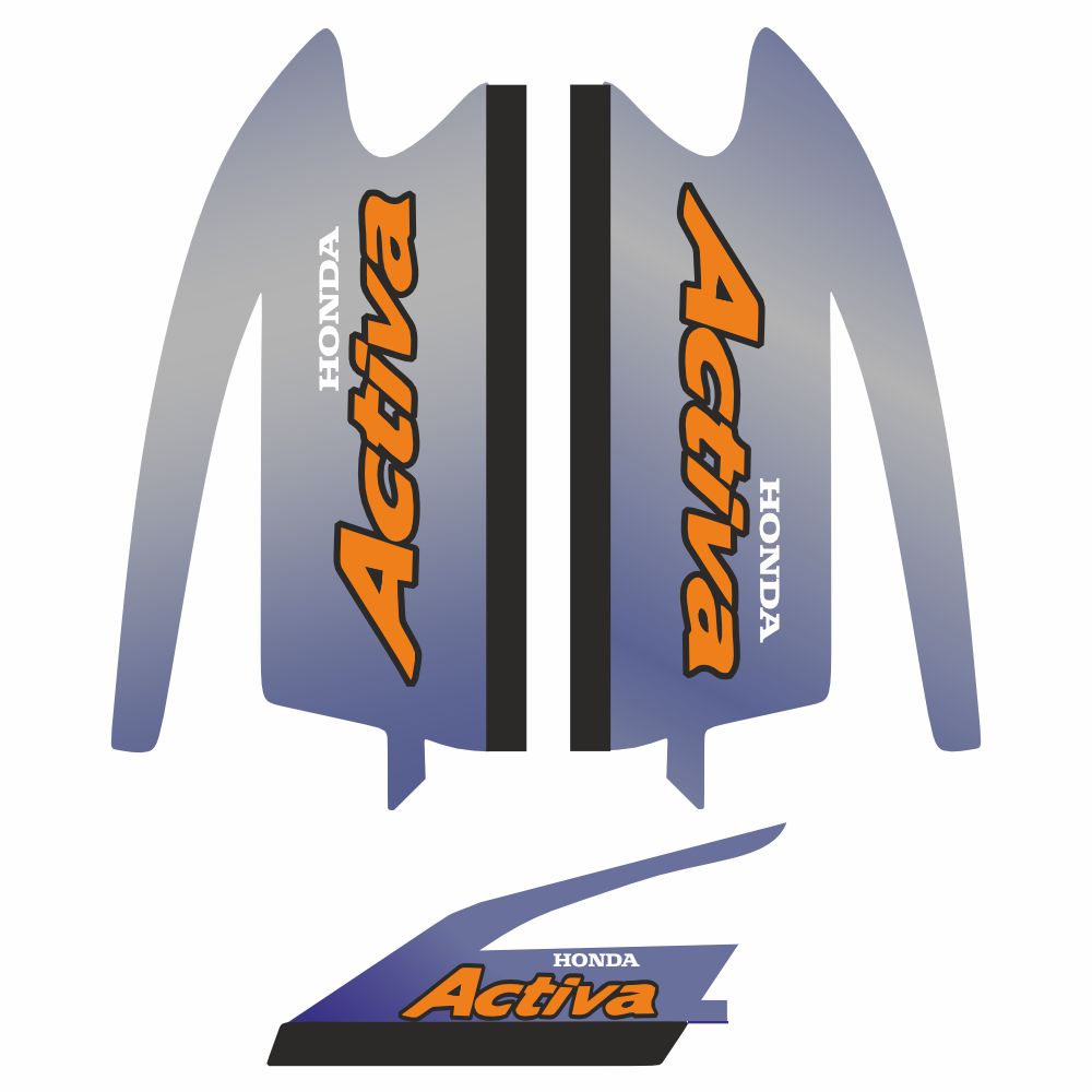 Sticker Master Honda Activa Komple Sticker Set Motor Etiket Yapıştırma