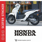 Sticker Master Dio Honda Sticker Set Motor Çıkartma Etiket 2 Adet Sağ ve Sol