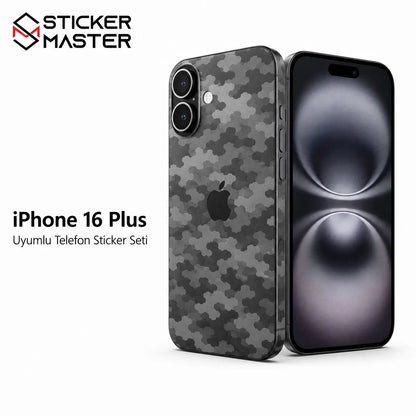 iPhone 16 Plus Uyumlu Telefon Sticker Seti