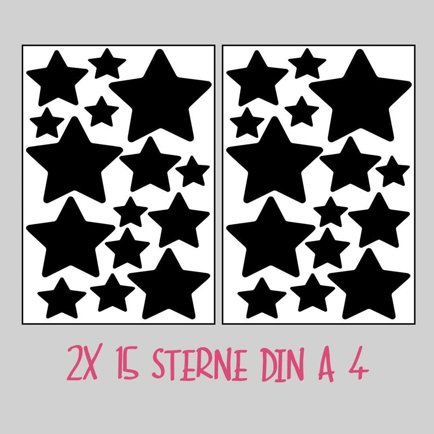 Sticker Master Bebek ve Çocuk Odası Dolap Yıldız Set Duvar Sticker Yapıştırma Etiket - 150 Adet