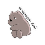 Incinmişsin Dedi Sticker Sticker Etiket Çıkartma Pc Laptop Araba Oto Motor 6 Cm Bisiklet Oto Motor Sticker Master