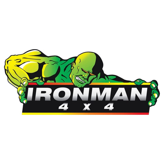 Sticker Master İron Man 4x4 Sticker Motor, Kask, Laptop, Araba, Oto Araç İçin Dayanıklı Etiket Decal 20 Cm