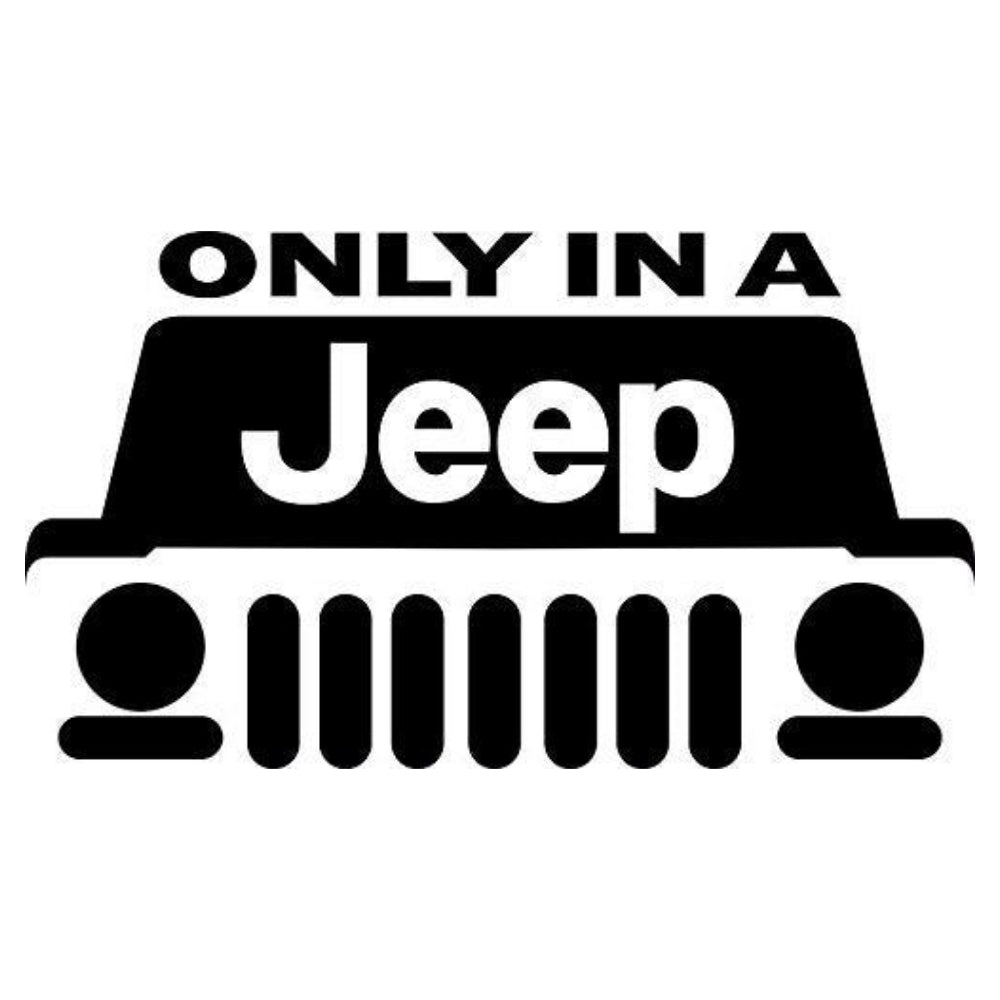 Sticker Master Jeep-14 Sticker Motor, Kask, Laptop, Araba, Oto Araç İçin Dayanıklı Etiket Decal 15 Cm