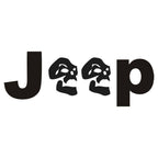 Sticker Master Jeep-33 Sticker Motor, Kask, Laptop, Araba, Oto Araç İçin Dayanıklı Etiket Decal 25 Cm