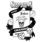 Sticker Master Joker Poker Oyun Kartı Kurukafa Sticker Motor, Kask, Laptop, Araba, Oto Araç İçin Dayanıklı Etiket Decal 15 Cm