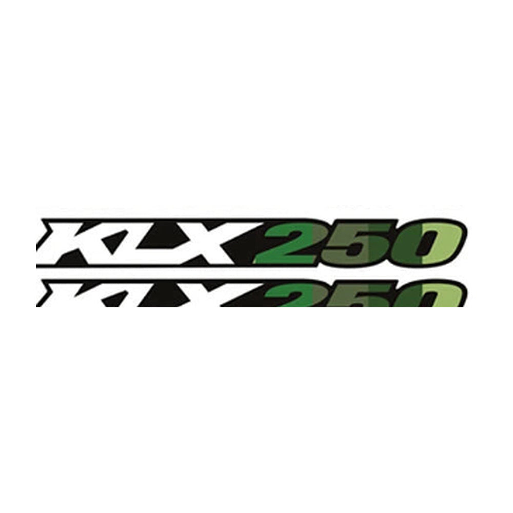 Kawasaki KLX 250 Kamuflaj renk salıncak sticker seti