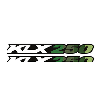 Kawasaki KLX 250 Kamuflaj renk salıncak sticker seti