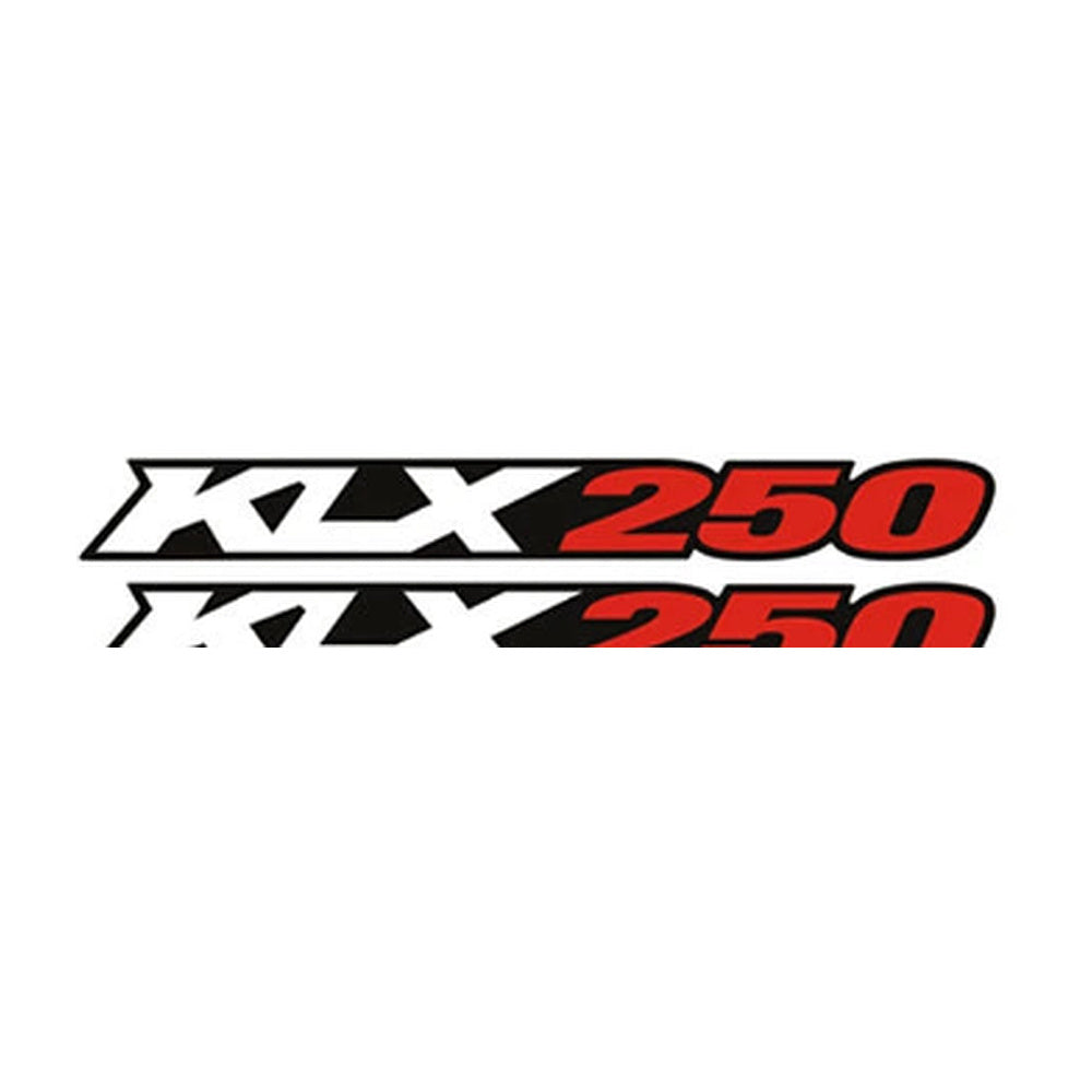 Kawasaki KLX 250 Kırmızı renk salıncak sticker seti