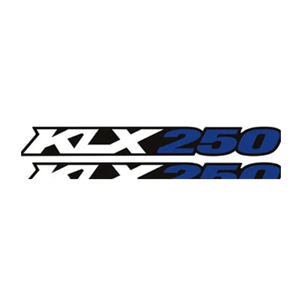 Kawasaki KLX 250 Mavi renk salıncak sticker seti