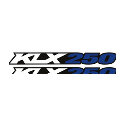 Kawasaki KLX 250 Mavi renk salıncak sticker seti