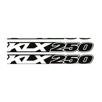 Kawasaki KLX 250 Siyah renk salıncak sticker seti