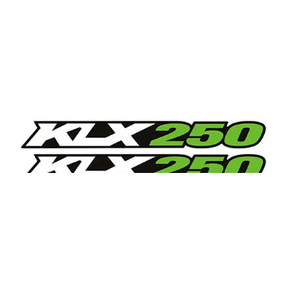 Kawasaki KLX 250 Yeşil renk salıncak sticker seti