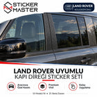 Land Rover Uyumlu Kapı Direği Sticker Seti | 10 Model/Yıl