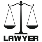 Sticker Master Lawyer Sticker-Avukat Araba Sticker Motor, Kask, Laptop, Araba, Oto Araç İçin Dayanıklı Etiket Decal 15 Cm
