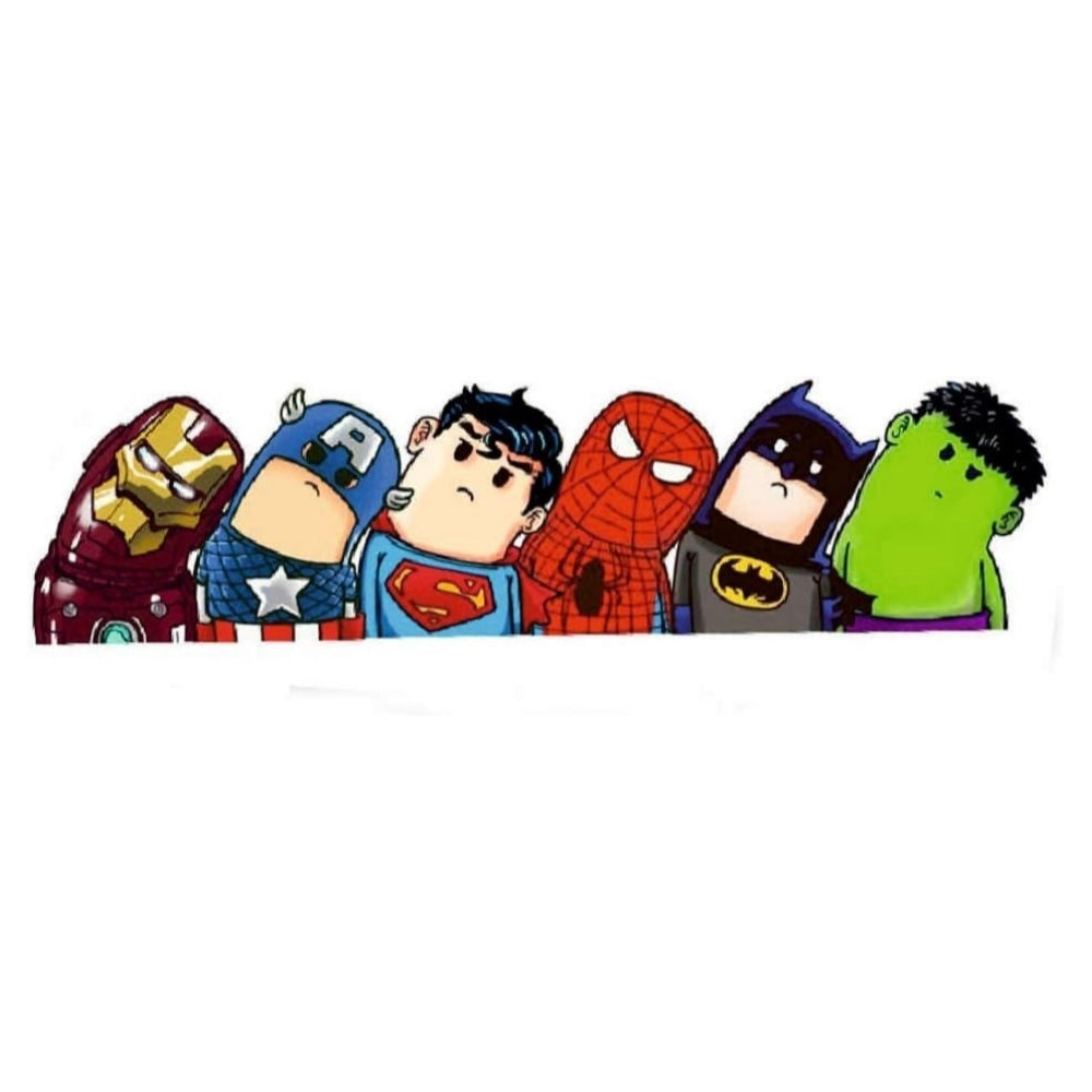 Sticker Master Marvel Heroes Sticker Motorsiklet,Kask,Laptop,Motor Ve Oto Araç Sticker 15 Cm Renkli