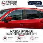 Mazda Uyumlu Kapı Direği Sticker Seti | 8 Model/Yıl