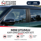 MINI Uyumlu Kapı Direği Sticker Seti | 7 Model/Yıl