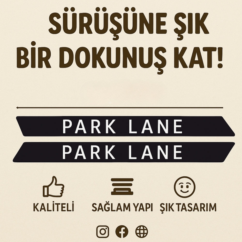 Sticker Master Mini R50 / R52 Park Lane Scuttle Sticker – Özel Seri Etiket Değişimi (2 Adet)