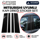 Mitsubishi Uyumlu Kapı Direği Sticker Seti