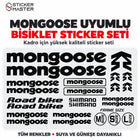 Mongoose Uyumlu Bisiklet Kadro Sticker Seti | 14 Renk