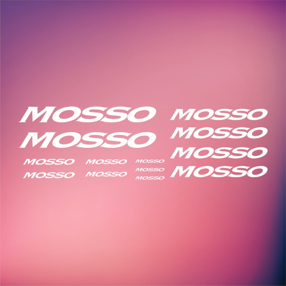 Sticker Master Mosso Bisiklet Sticker Set Etiket