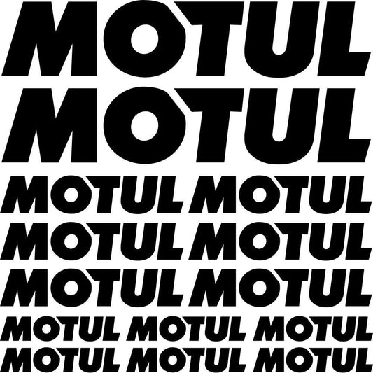 Sticker Master Motul Sponsor Set Sticker Oto Motor Araba 2