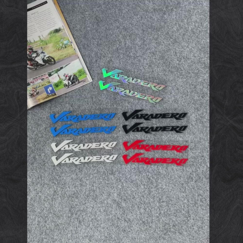 Sticker Master Honda Varadero XL125 XL1000 Sticker Seti – Kask, Gövde, Cam Uyumlu Etiket Takımı
