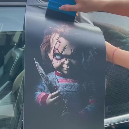 Kurt Desenli Araç Kapı Direği Sticker | B Sütunu Çizik Kapatıcı (2 Adet)
