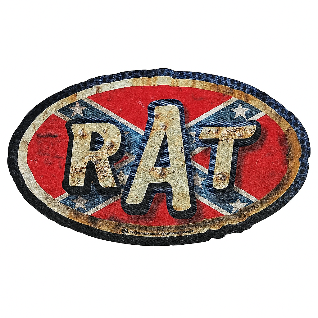 Sticker Master Rat Sticker - Vintage Tasarımlı Dekoratif Etiket (12 cm)