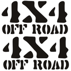 Sticker Master 4x4 Off Road Safari Sticker – 20 cm'lik Doğa Vahşiliği!