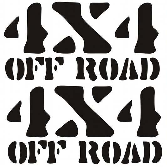 Sticker Master 4x4 Off Road Safari Sticker – 20 cm'lik Doğa Vahşiliği!