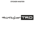 Sticker Master Racing Development TRD Kapı Sticker Seti - 4 Adet, Araba Kapı ve Yan Panel İçin Spor Tasarım Etiket