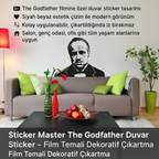 Sticker Master The Godfather Duvar Sticker – Film Temalı Dekoratif Çıkartma