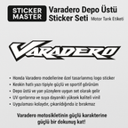 Sticker Master Varadero Depo Üstü Sticker Seti – Motor Tank Etiketi