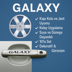 Sticker Master Ford Galaxy Kapı Kolu Jant Sticker - 10 Adet