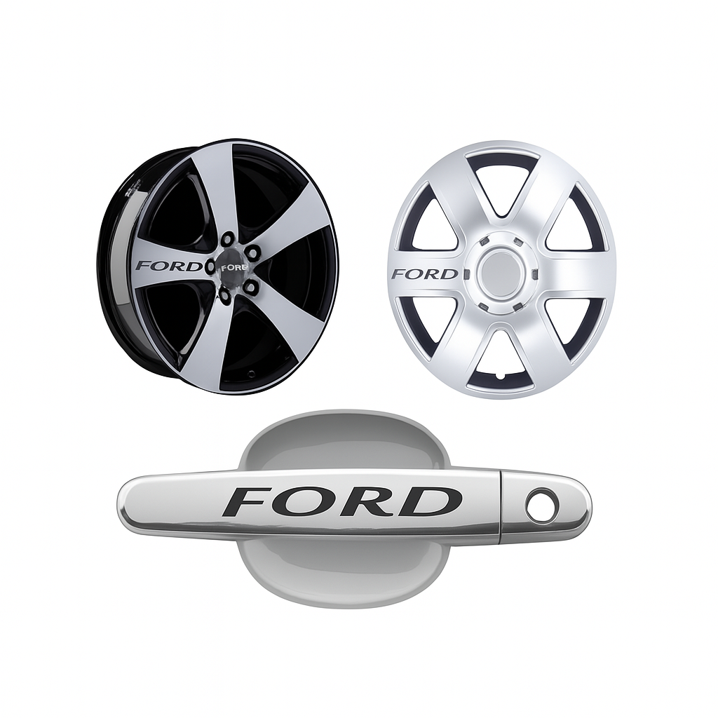 Sticker Master Ford Kapı Kolu Jant Sticker - 10 Adet