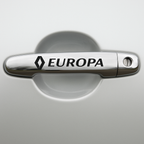 Sticker Master Renault Europa Kapı Kolu & Jant Sticker Seti – 10 Adet Dayanıklı Vinil