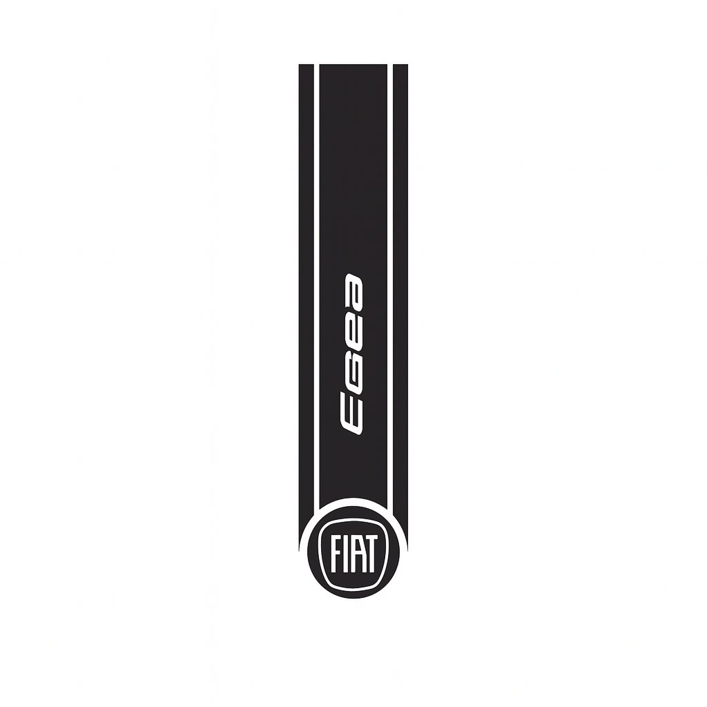 Sticker Master Fiat Egea İçin Uyumlu Aksesuar Oto Kaput Şerit Araç Sticker Etiket - Sportif Tasarım
