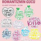 Aşk Temalı Sticker Seti Romantik Çıkartmalar | Sticker Master