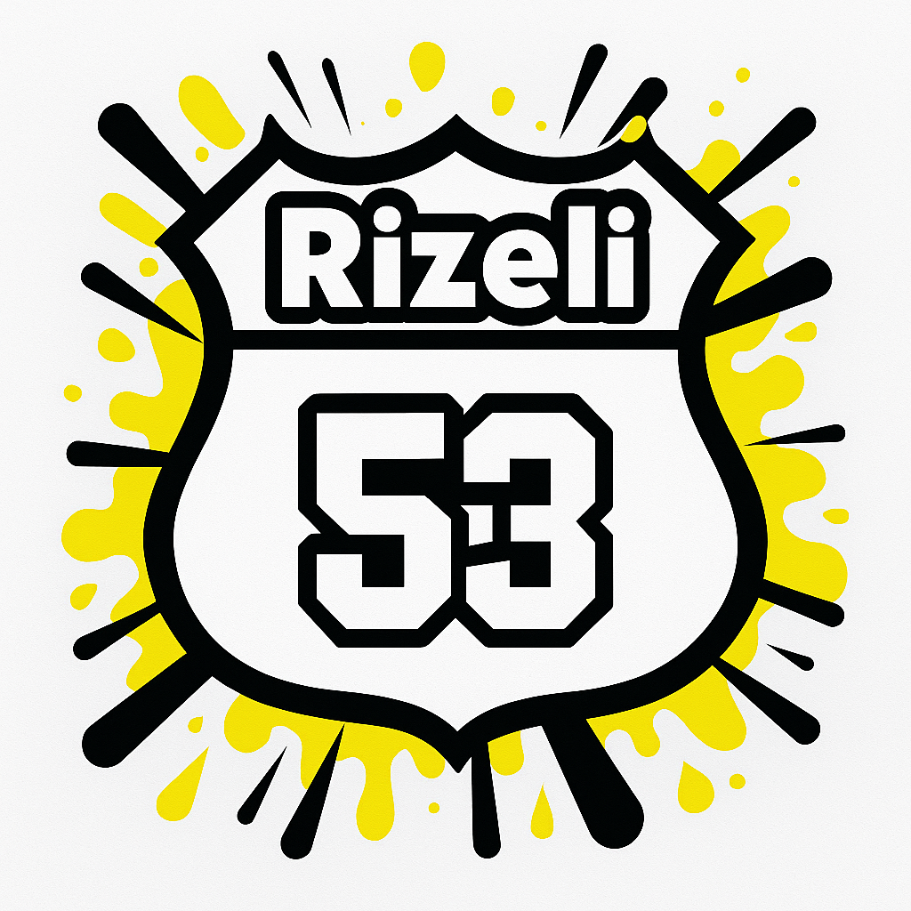 Sticker Master Rizeli 53 Sticker - 12 Cm | Motor, Kask, Laptop, Araba, Oto Araç İçin