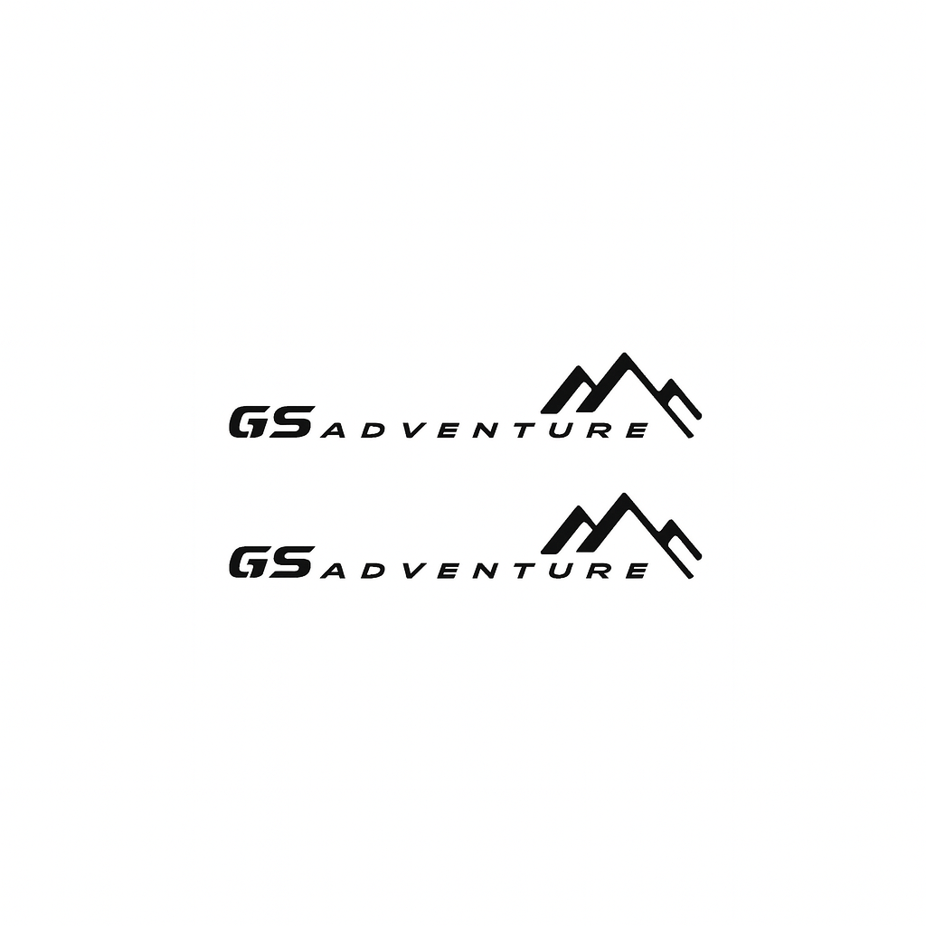 Sticker Master BMW GS Adventure Motor Sticker Etiket - 2 Adet