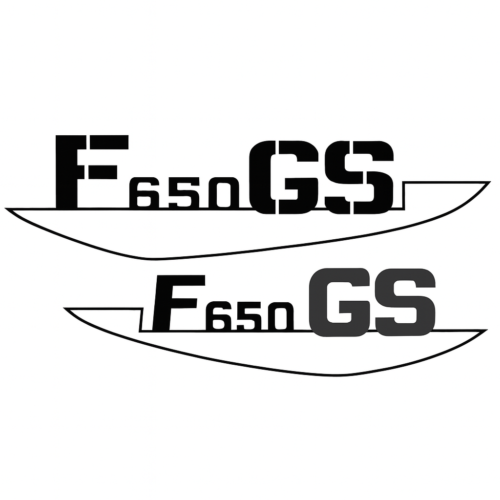 Sticker Master BMW F650GS Tank/Çerçeve Sticker Seti – Sağ & Sol